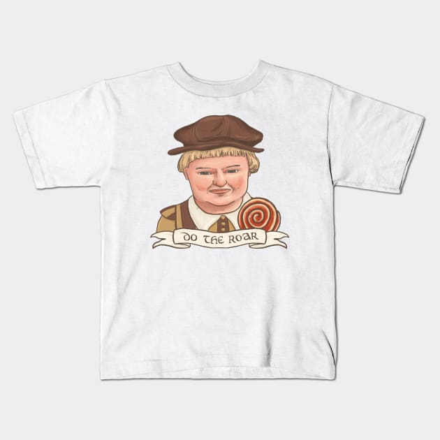 Do The Roar kid from Shrek Kids T-Shirt by Jewelia